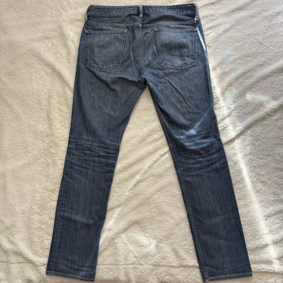 Bonobos Jeans Mens 33/34 Slim Straight Fit Stretch Denim Pants Blue Wash Modern - Picture 7 of 11